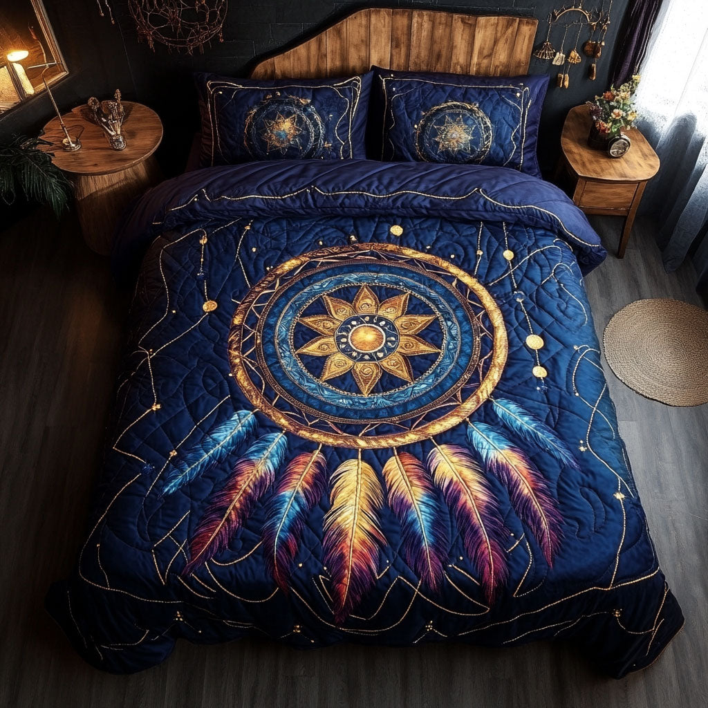 Dreamcatcher Feather WT1302010CL Quilted Bedding Set