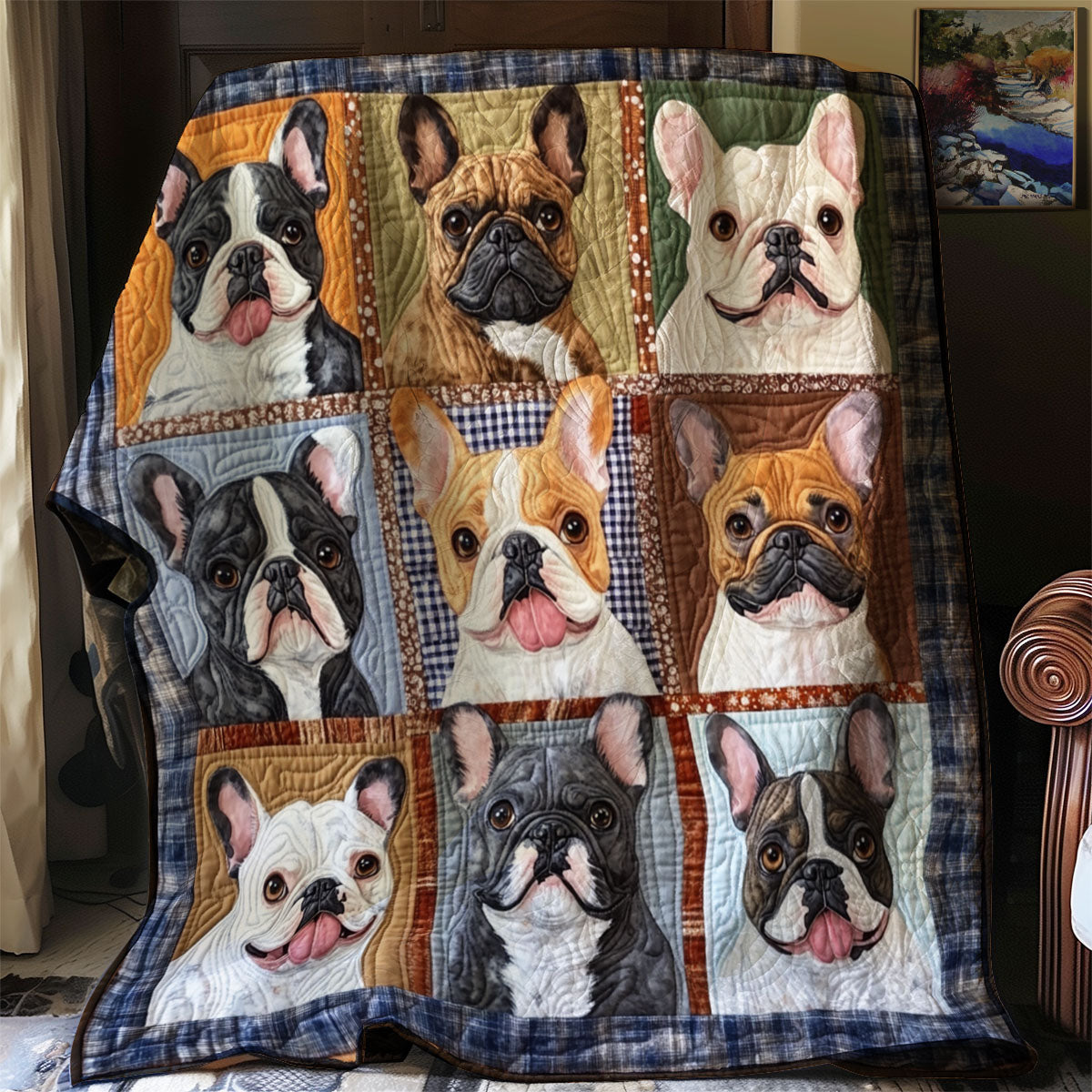 Dog YR100810004CL Quilt Blanket
