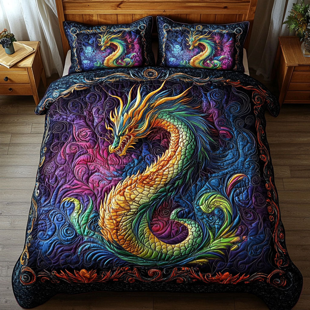 Colorful Dragon WY0502043CL Duvet Cover Set