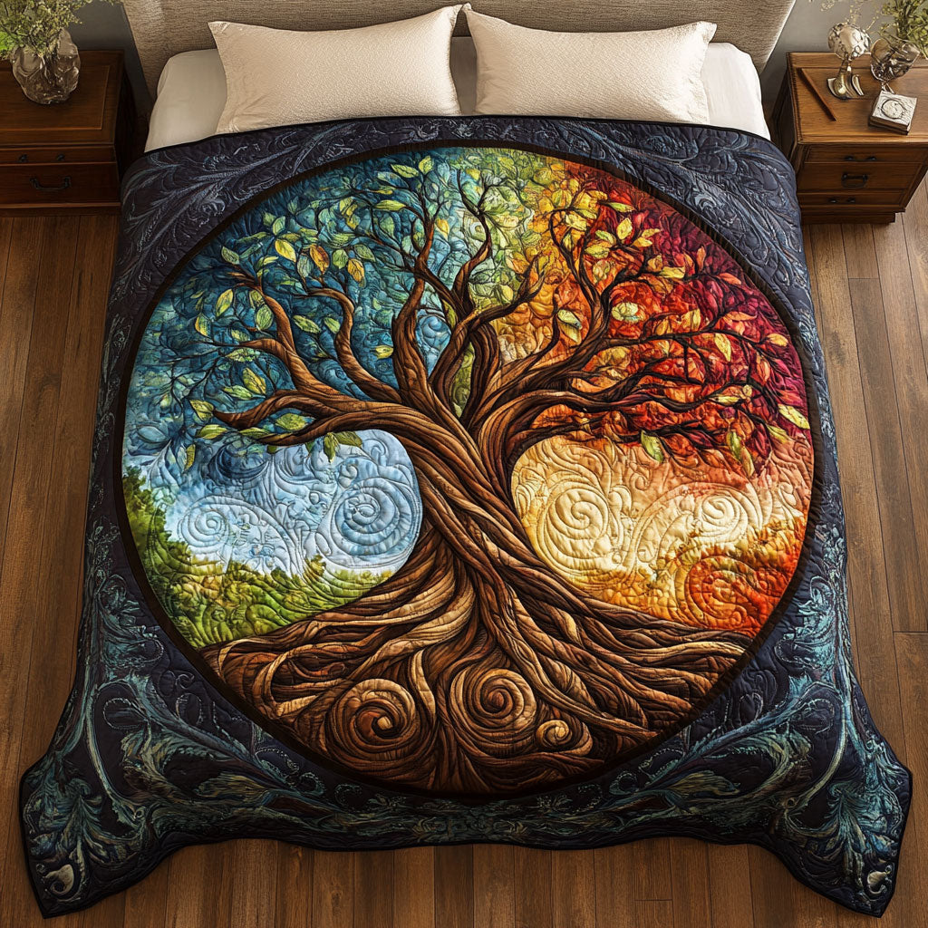 The Tree Of Life WT1302008CL Quilted Bedding Set