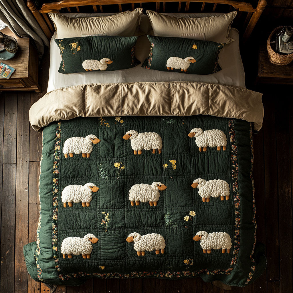 Lamp WY1402087CL Quilted Bedding Set