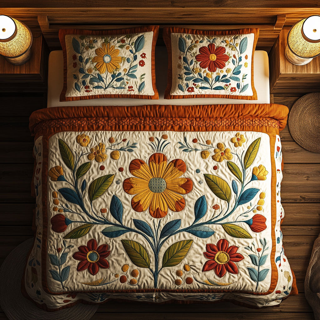 Botanical Blossom WJ1703022CL Duvet Cover Set
