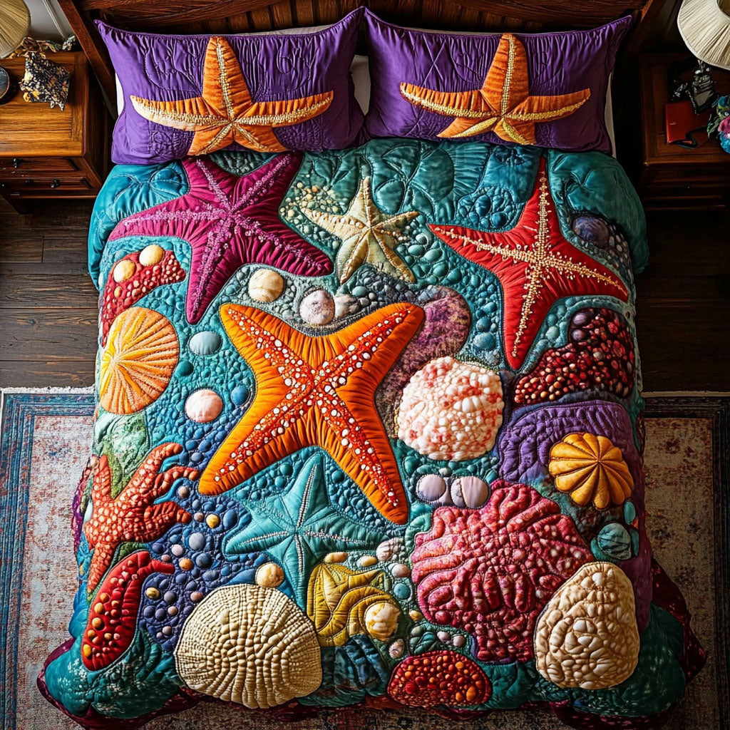 Colorful Marine Life WY2901024CL Duvet Cover Set