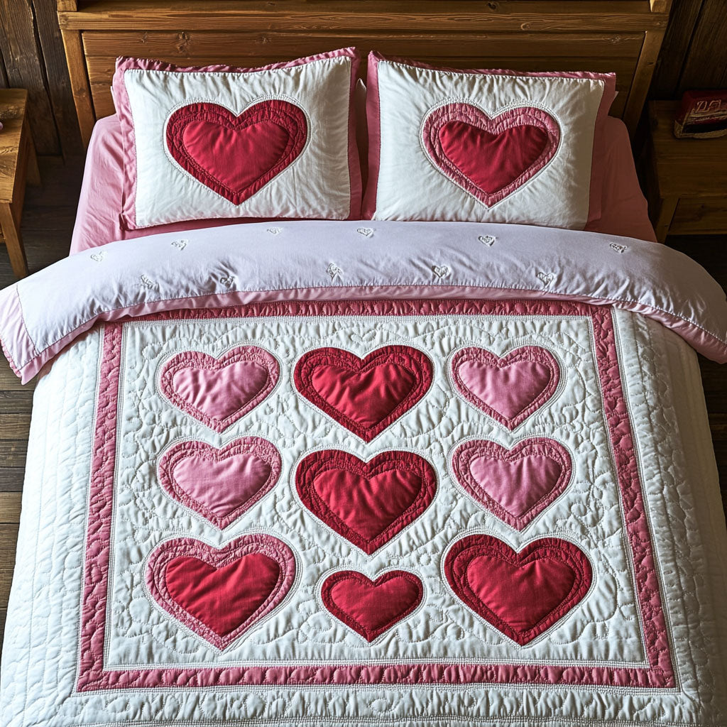 Hearts WY0602022CL Duvet Cover Set
