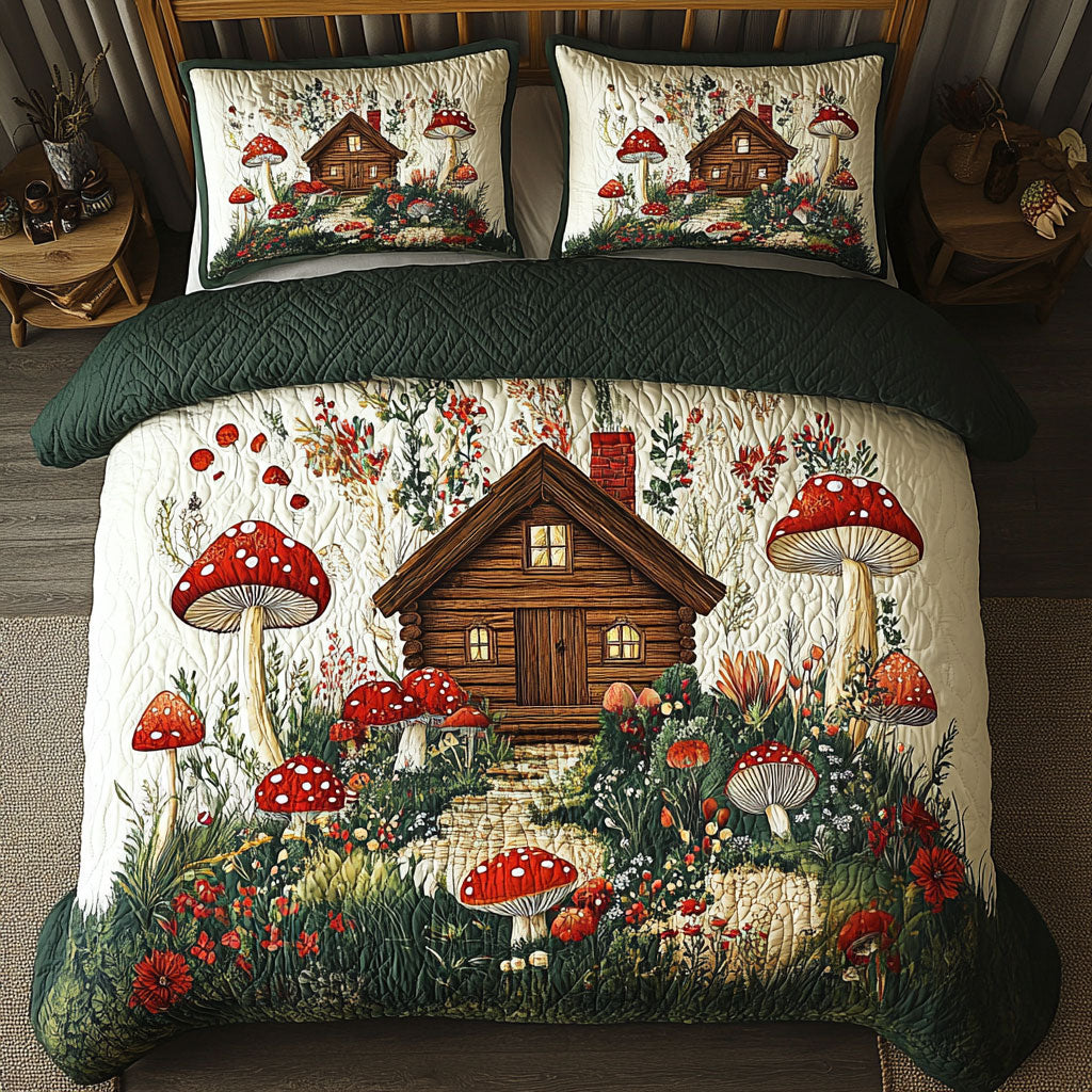 Mushroom Forest WY0502039CL Duvet Cover Set