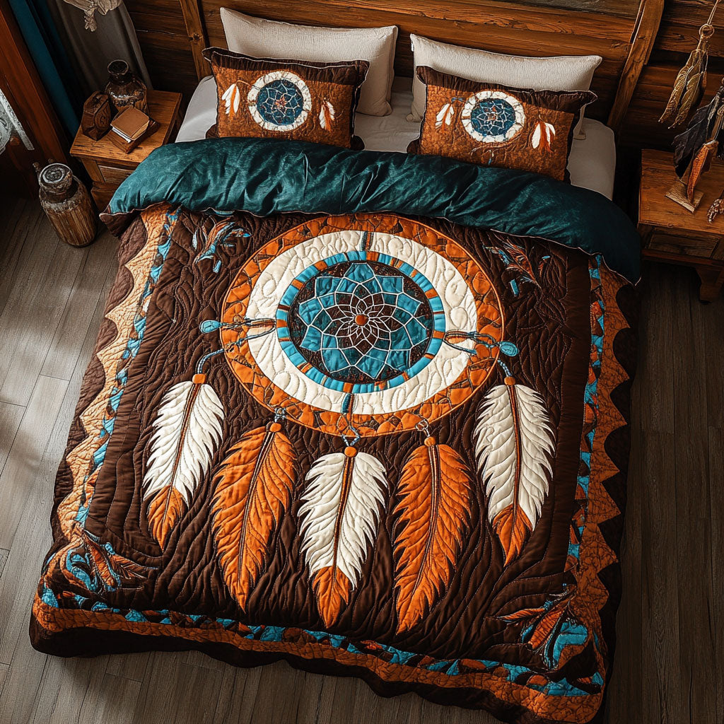 Dreamcatcher Native American WX2702029CL Quilted Bedding Set
