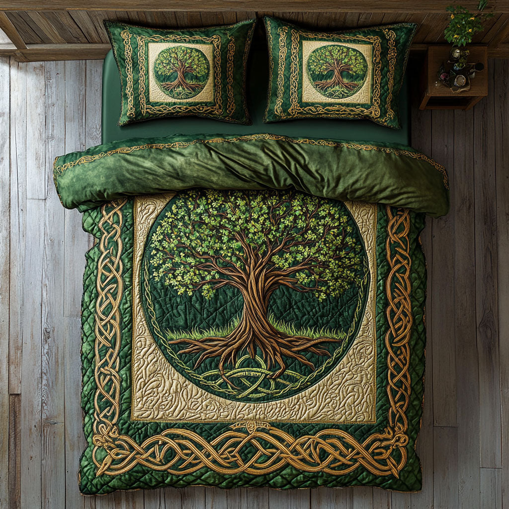 Celtic Tree Of Life WX1302429CL Quilted Bedding Set