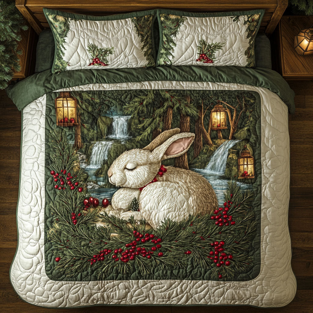 Cute Bunny WX1302440CL Quilted Bedding Set
