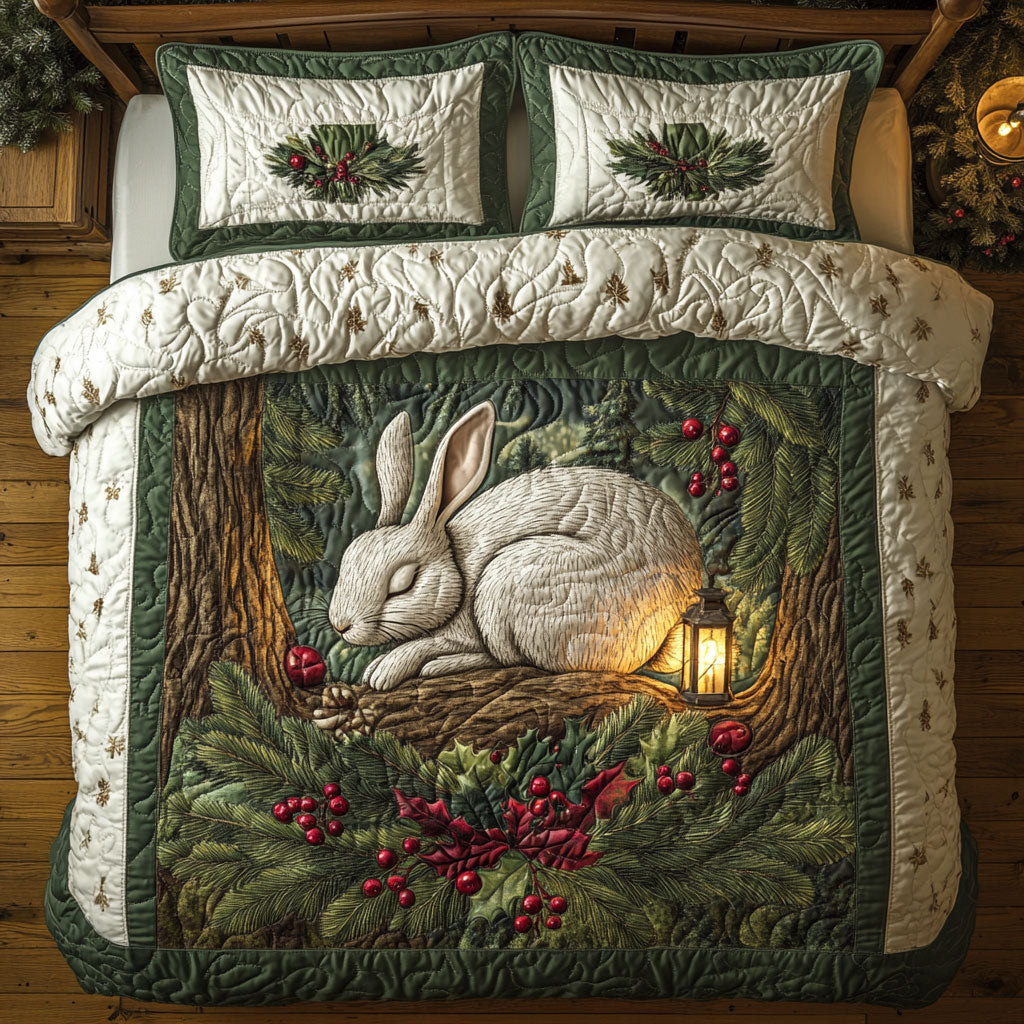 Cute Bunny WX1302441CL Quilted Bedding Set