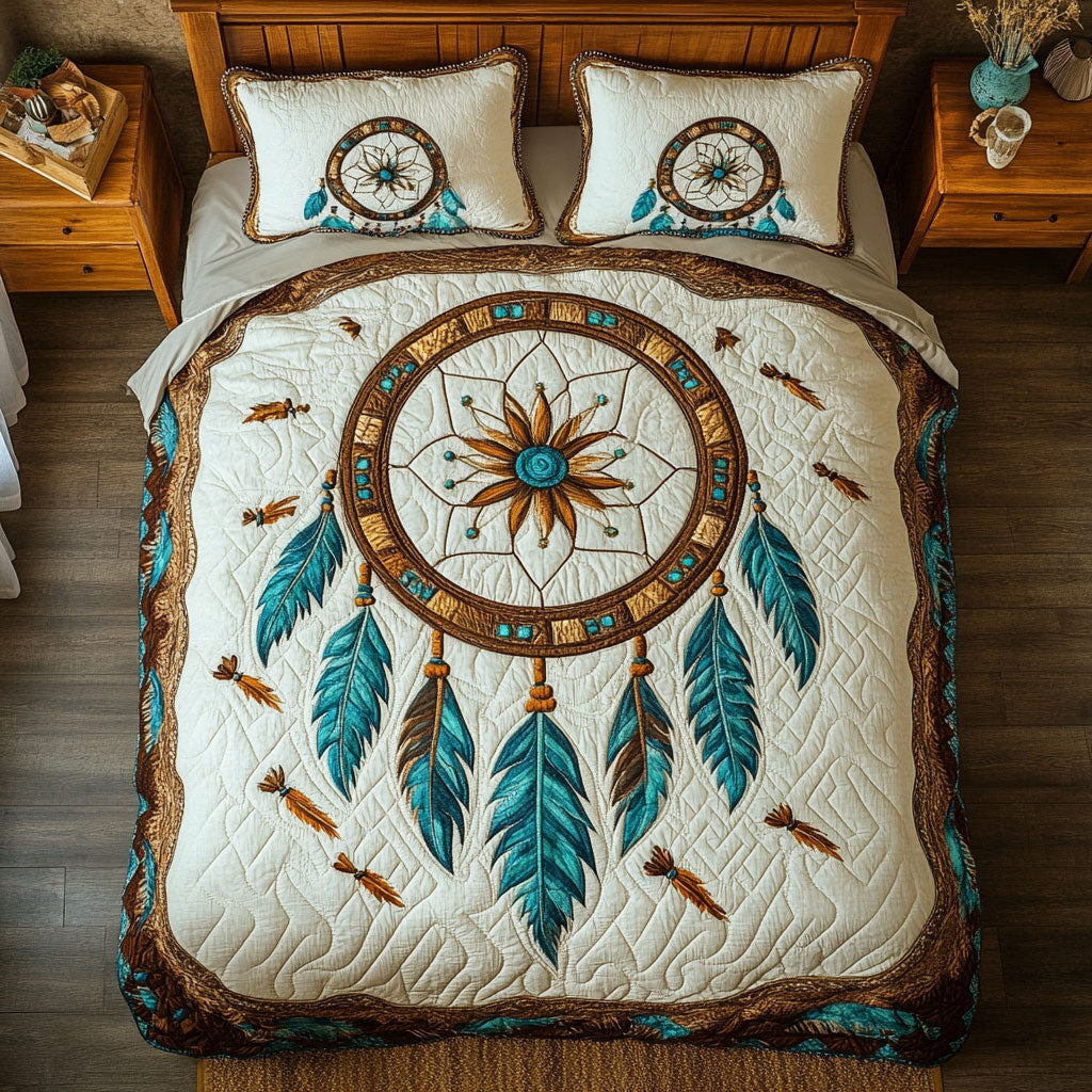 Dreamcatcher WX1302453CL Quilted Bedding Set