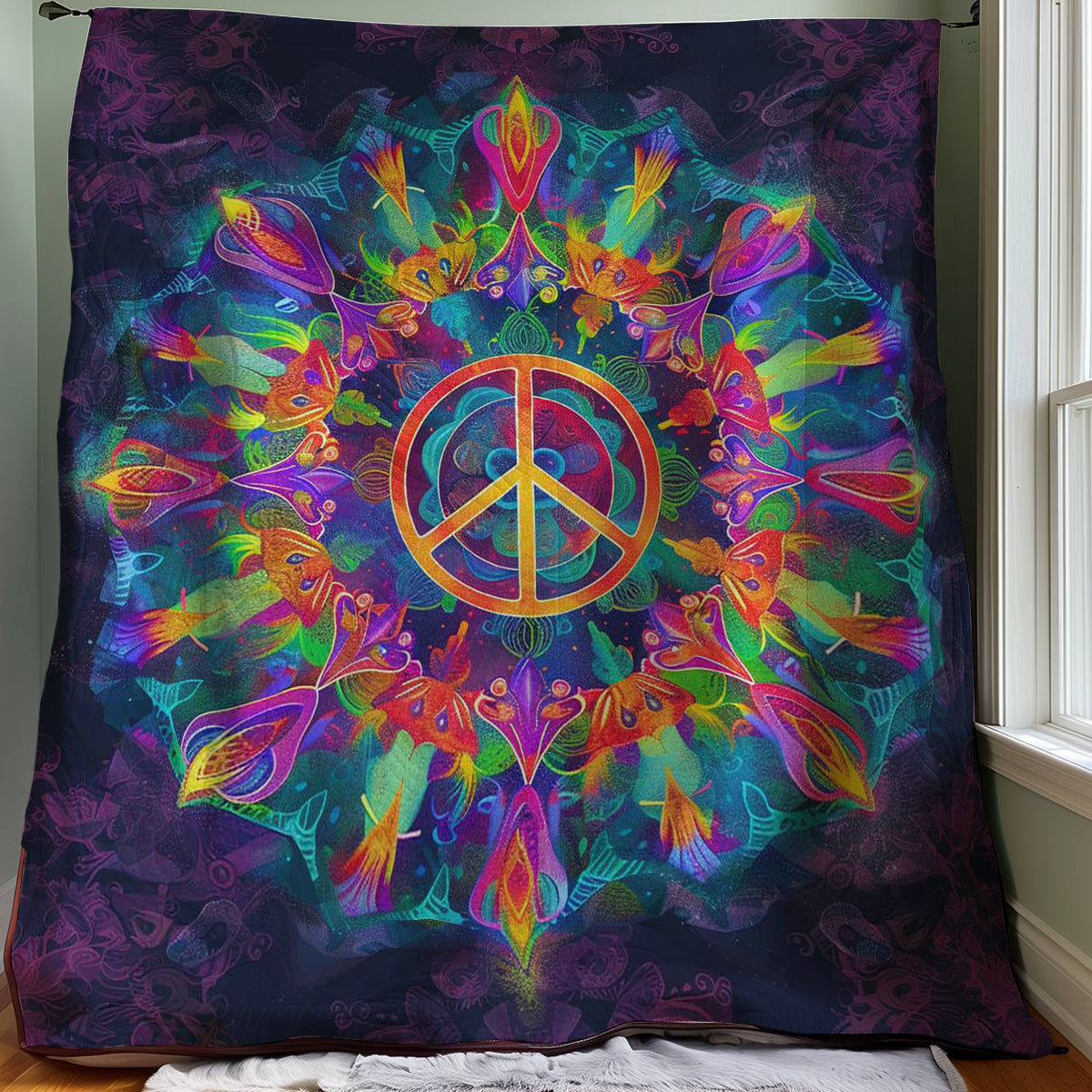 Hippie Sun WJ2006014CL Quilt Blanket