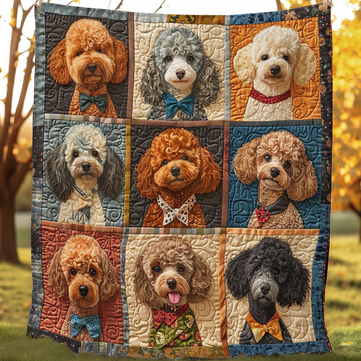 Glamour Poodle SR1008049CL Quilt Blanket