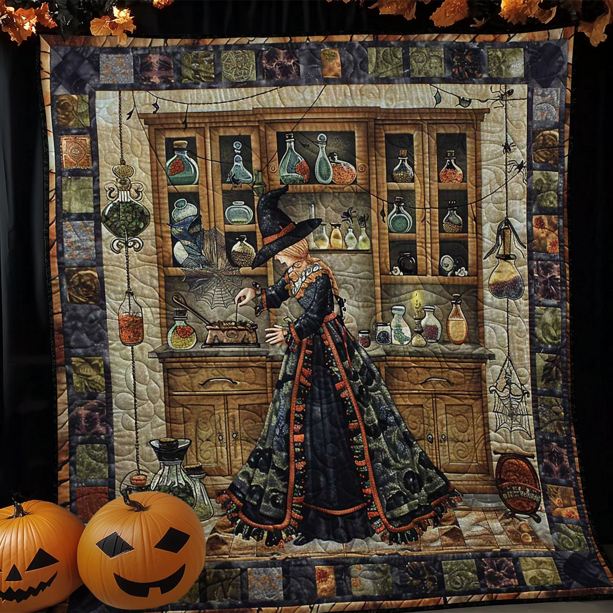 Witch’s Potion WN2808109CL Quilt Blanket