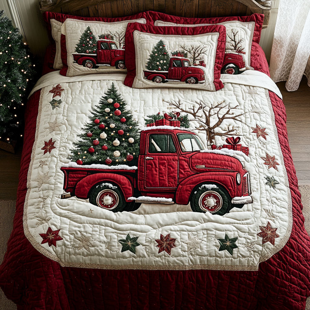 Vintage Red Truck CP2306004CL Duvet Cover Set