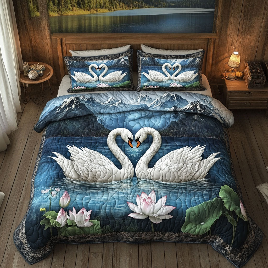 Swans White Lotus WT2201006CL Duvet Cover Set
