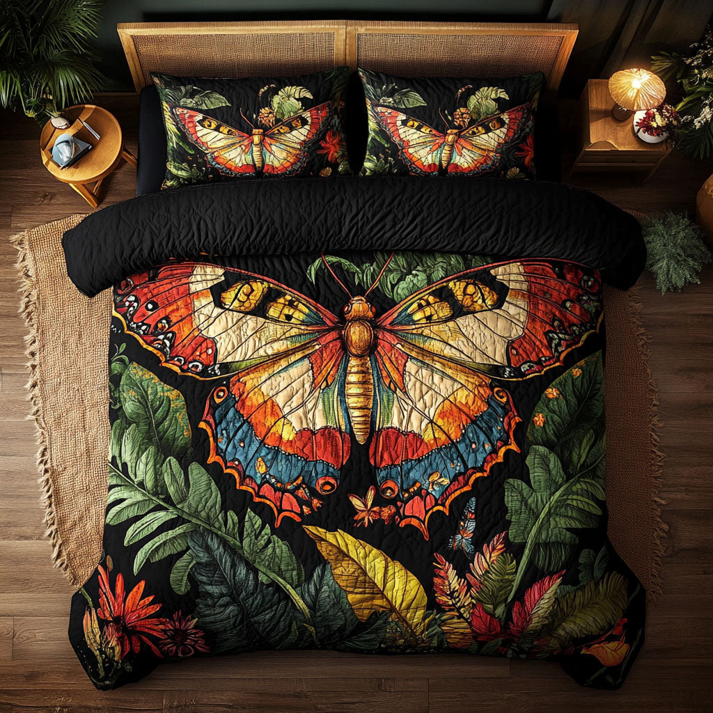 Butterfly Tropical Flower WT2101002CL Duvet Cover Set