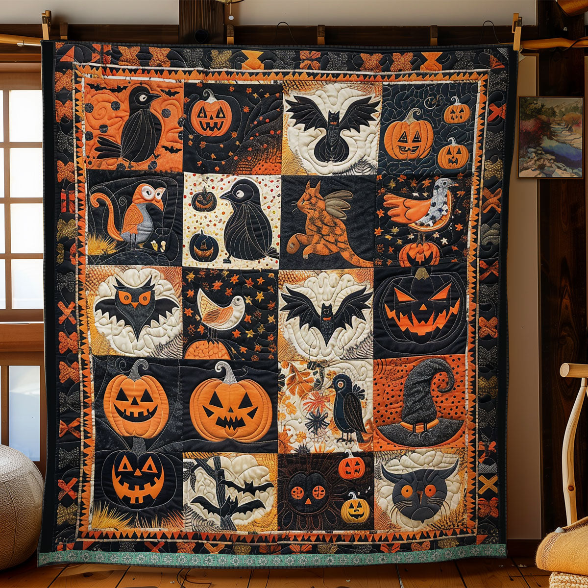 Halloween Mischief WN1309070CL Quilt Blanket