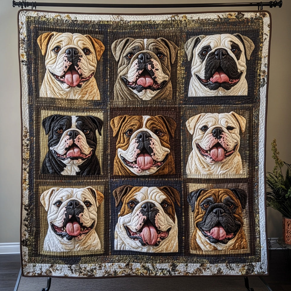 Bulldog WU0401092CL Quilt Blanket