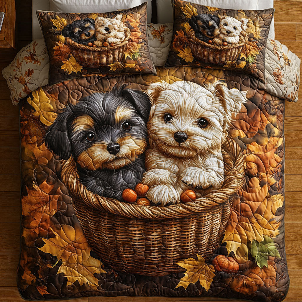 Yorkshire Terrier Autumn WT1403135CL Duvet Cover Set