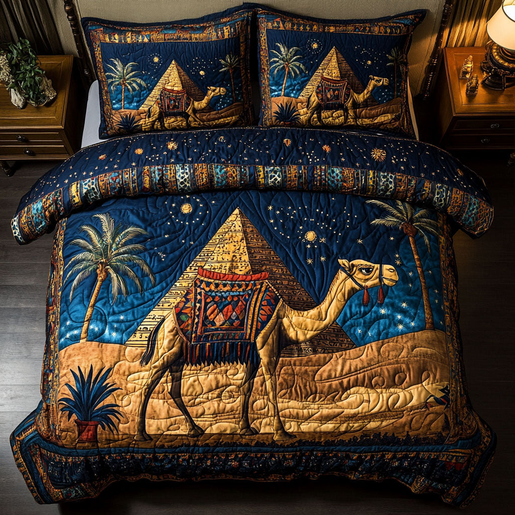 Camel WX0703008CL Quilted Bedding Set