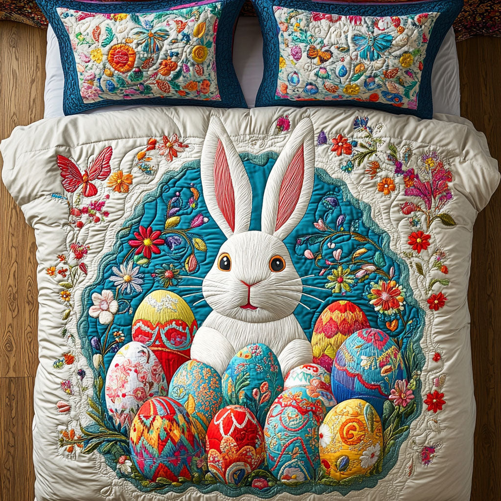 Cute Bunny WX1403079CL Quilted Bedding Set