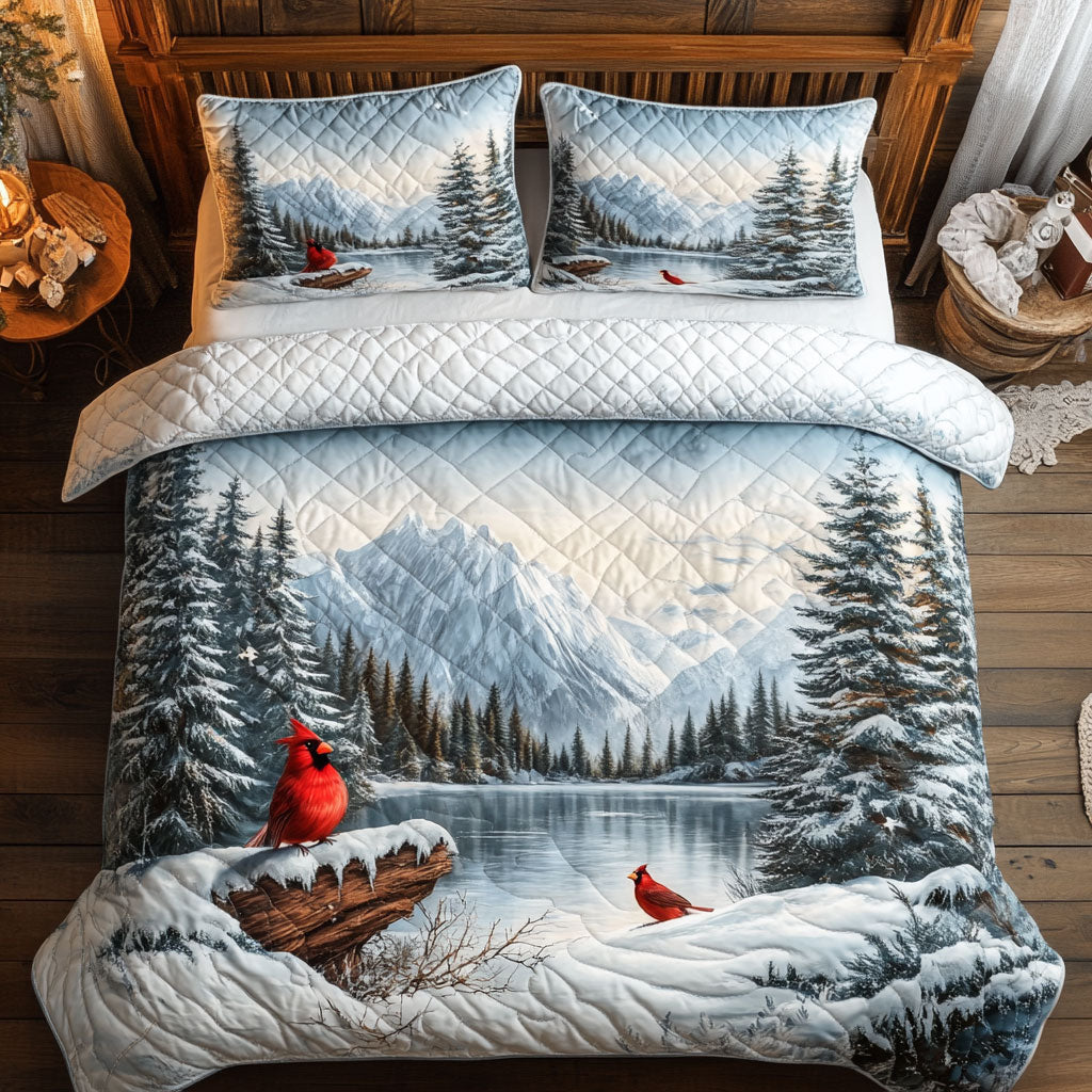 Cardinal Winter WT2402015CL Quilted Bedding Set