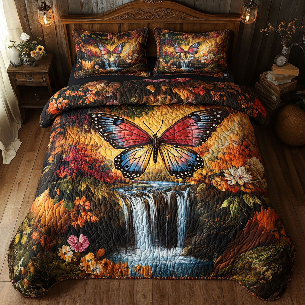 Butterfly Flower WT2201001CL Duvet Cover Set