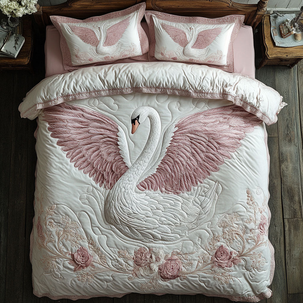 Beautiful Swan WY1302063CL Quilted Bedding Set
