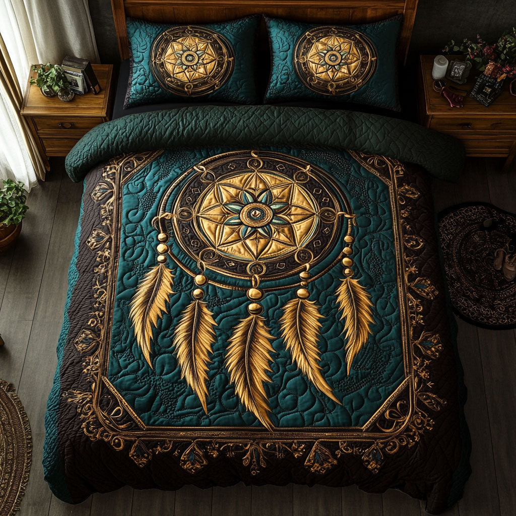 Mystic Dreamcatcher WY1902038CL Quilted Bedding Set
