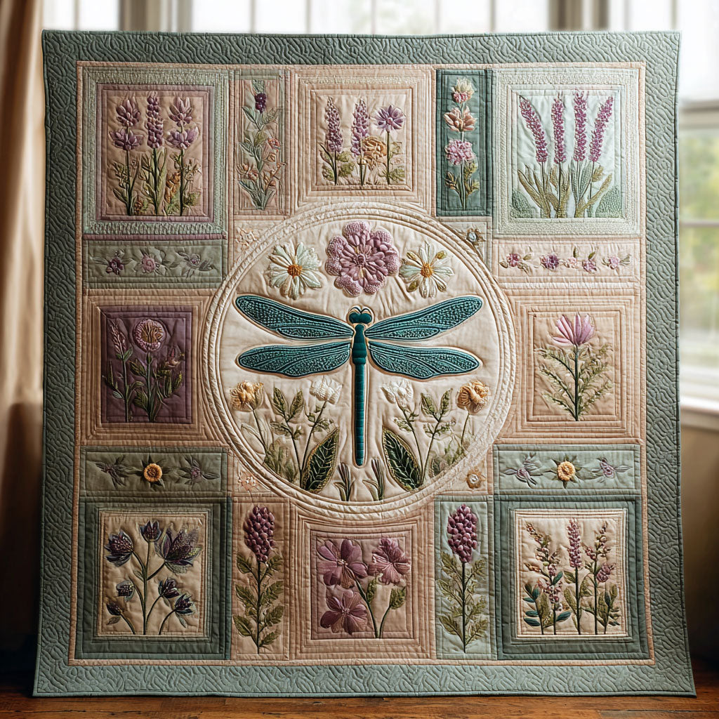Dragonfly Serenade CW1308057CL Quilt Blanket