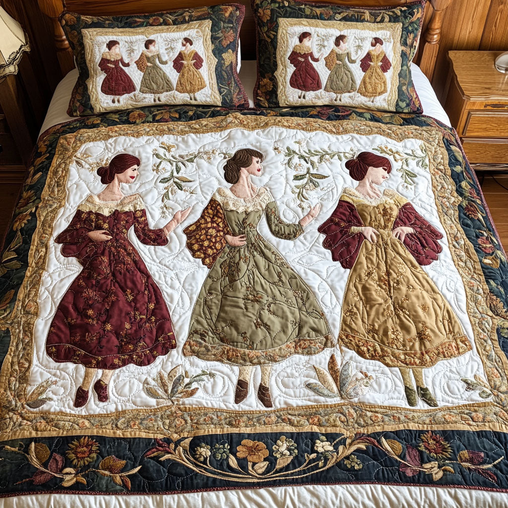 Beauty Of Women WY1202002CL Quilted Bedding Set