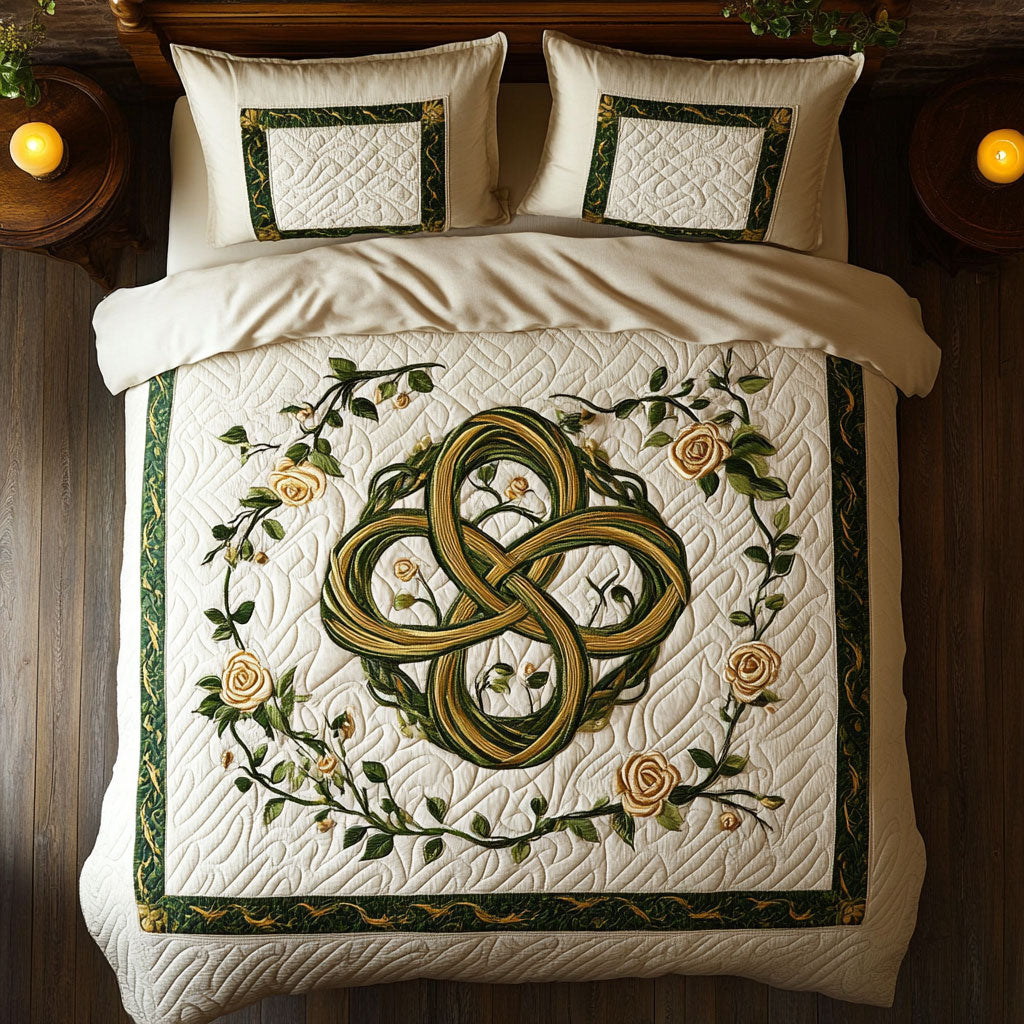 Eternal Harmony WX0603032CL Quilted Bedding Set