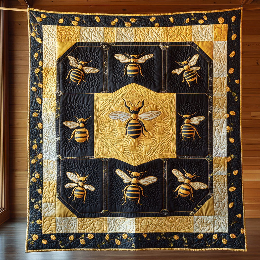 Golden Hive CP1906051CL Quilt Blanket