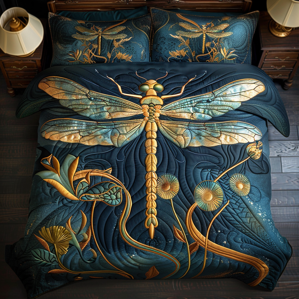 Golden Wings XR2002009CL Quilted Bedding Set