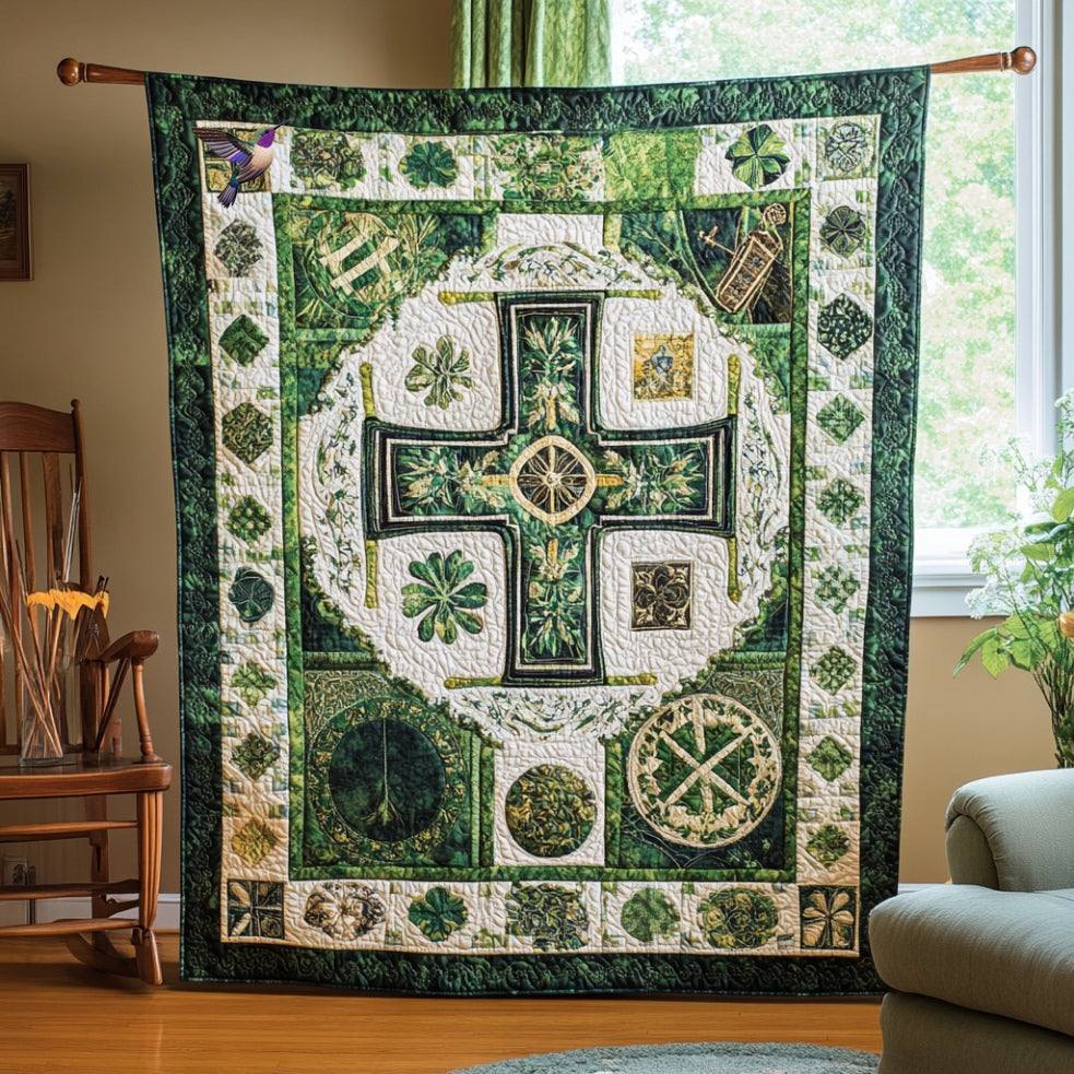 Irish Celtic Cross WU0401132CL Quilt Blanket