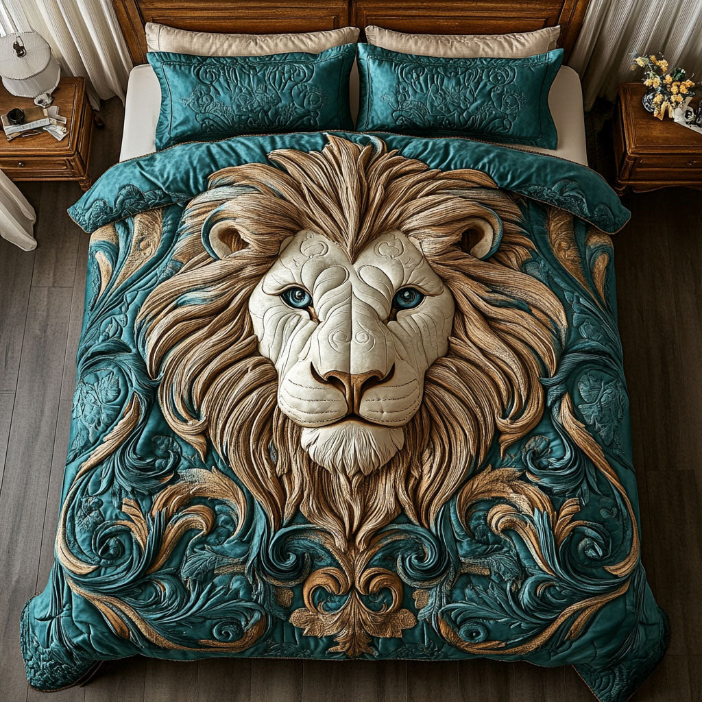 Lion Guardian WX0603051CL Quilted Bedding Set