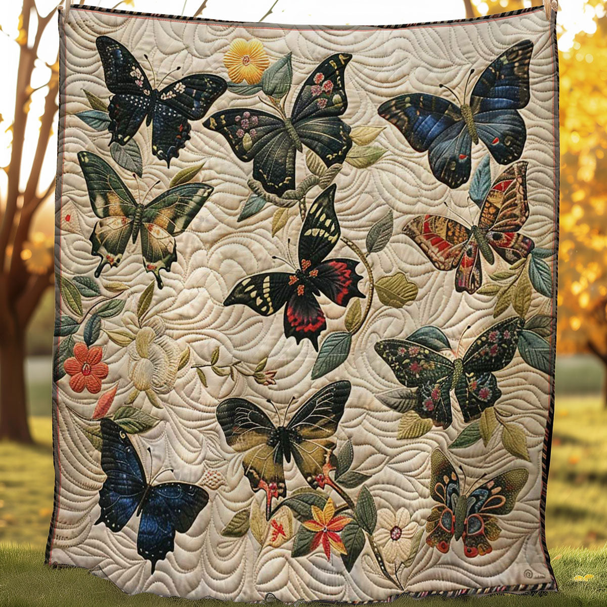 Butterflies WJ2606005CL Quilt Blanket