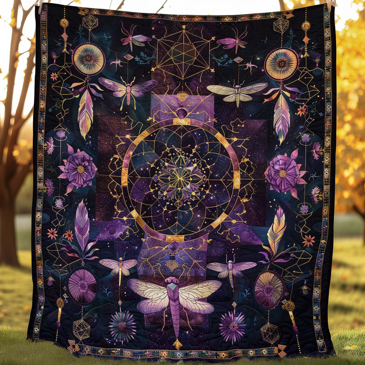Dragonfly WJ2406007CL Quilt Blanket