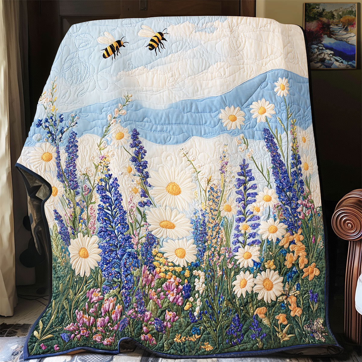 Bee And Spring WU1203096CL Quilt Blanket