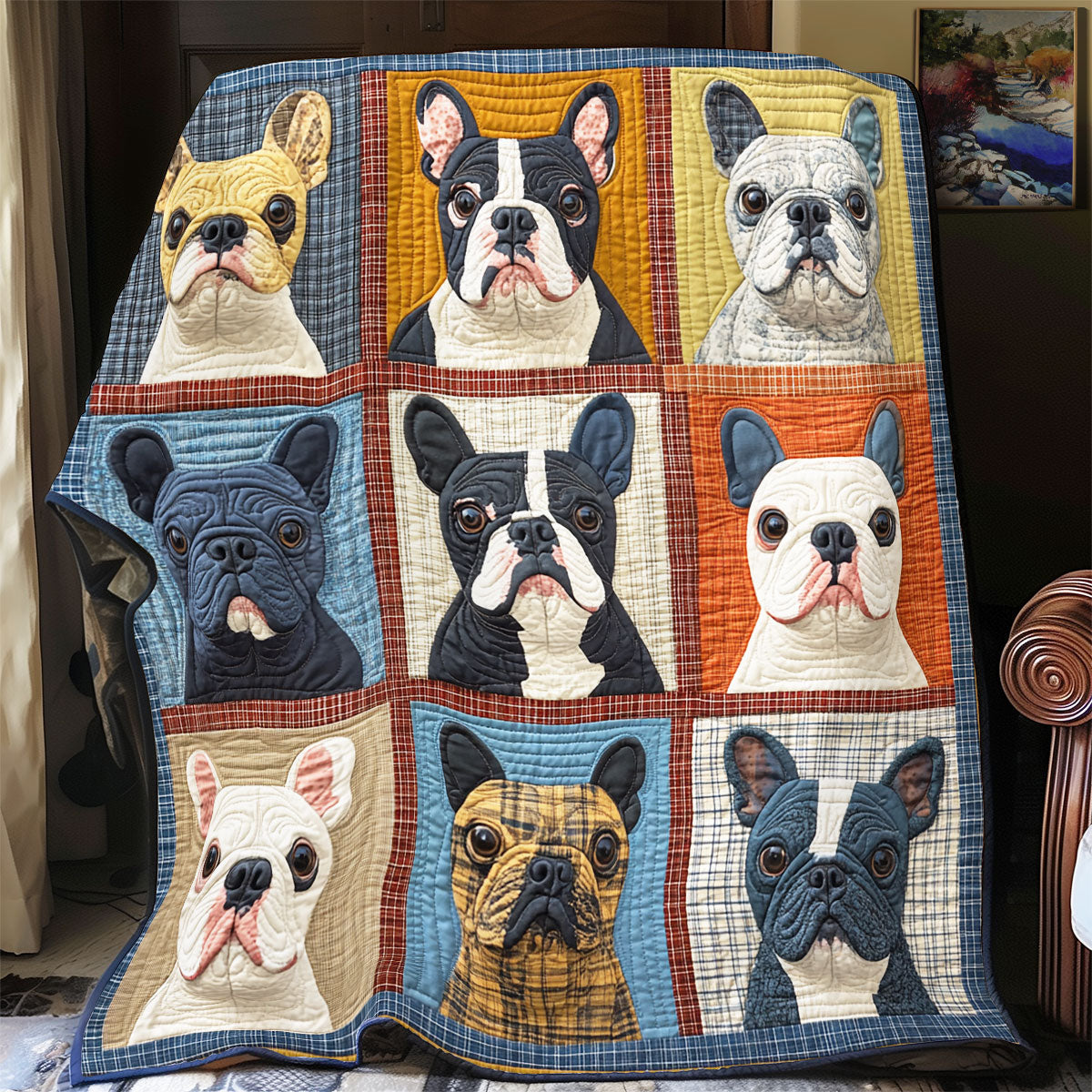 Bulldog WU0101024CL Quilt Blanket