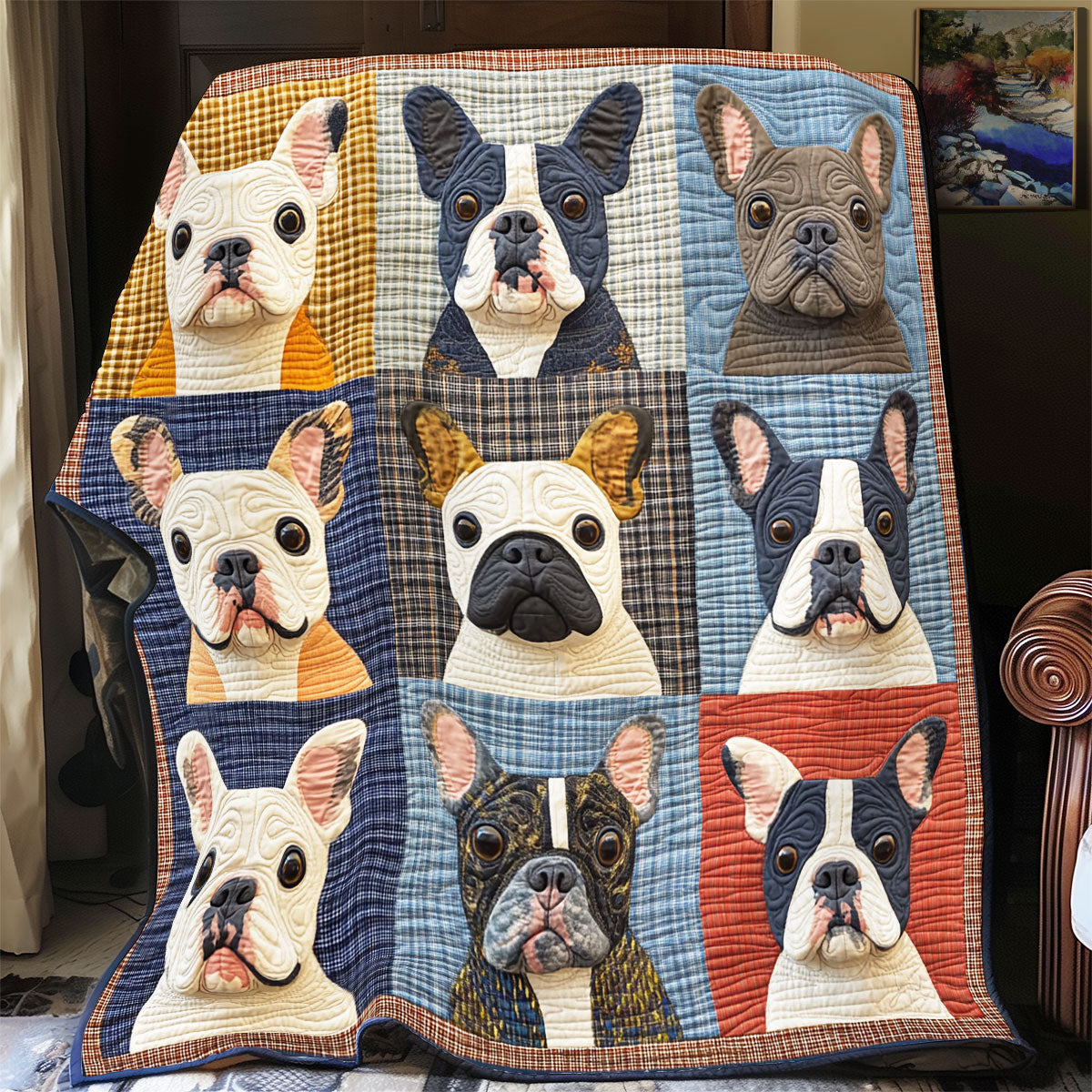 Bulldog WU0101025CL Quilt Blanket