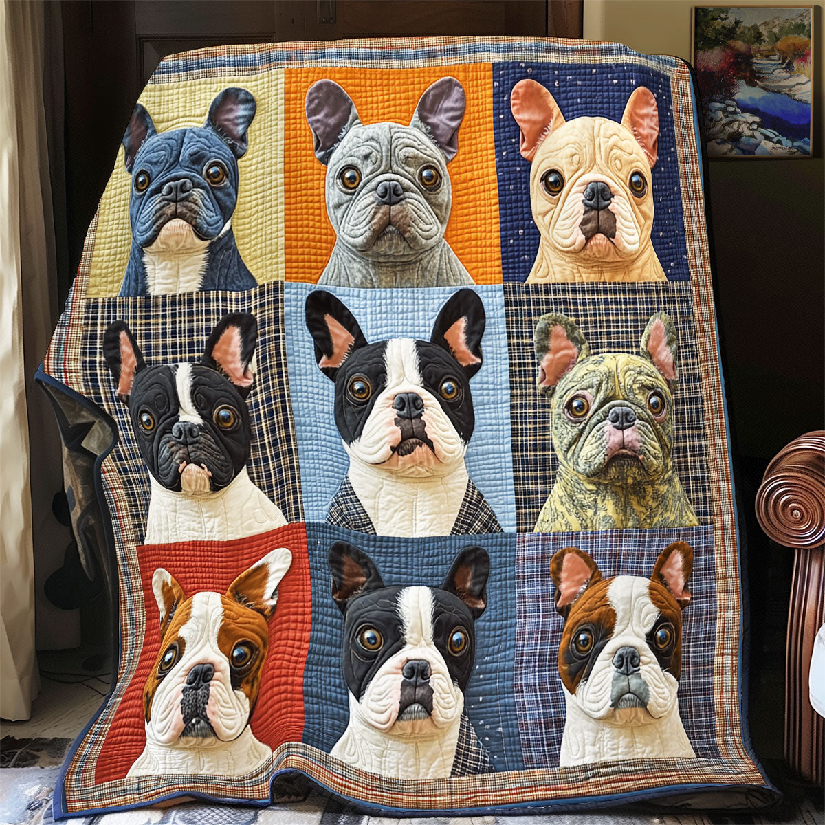 Bulldog WU0101026CL Quilt Blanket