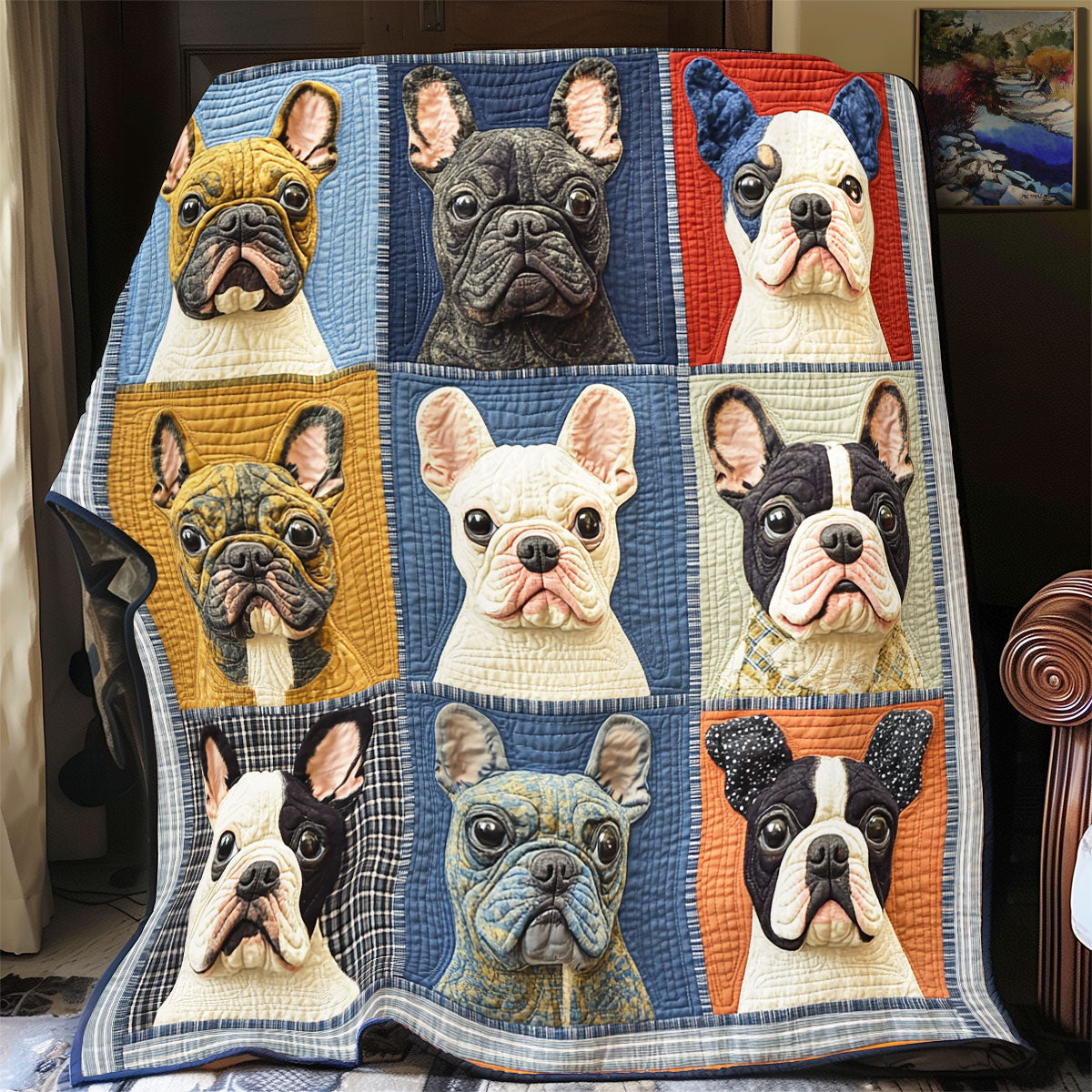 Bulldog WU0101027CL Quilt Blanket
