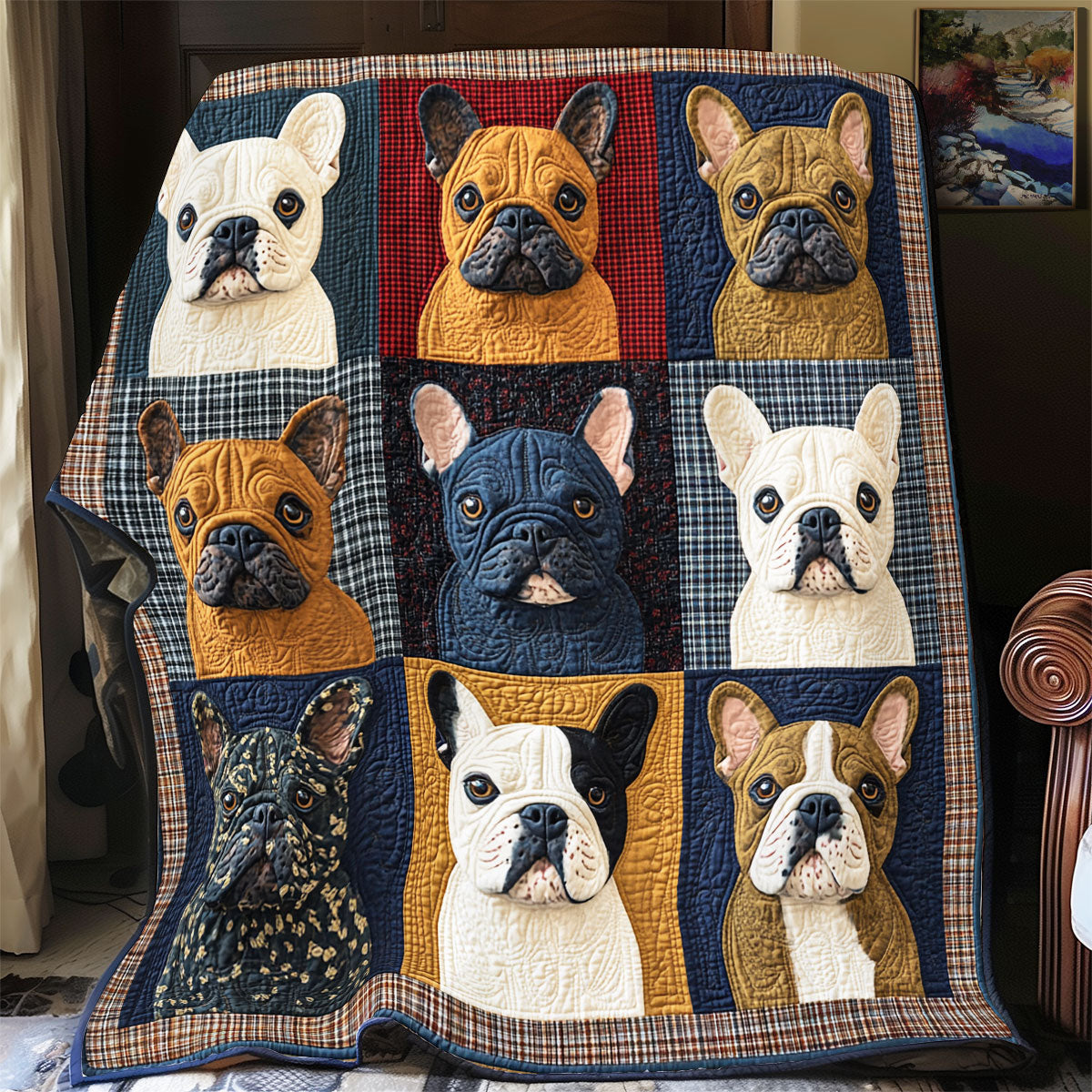 Bulldog WU0101028CL Quilt Blanket