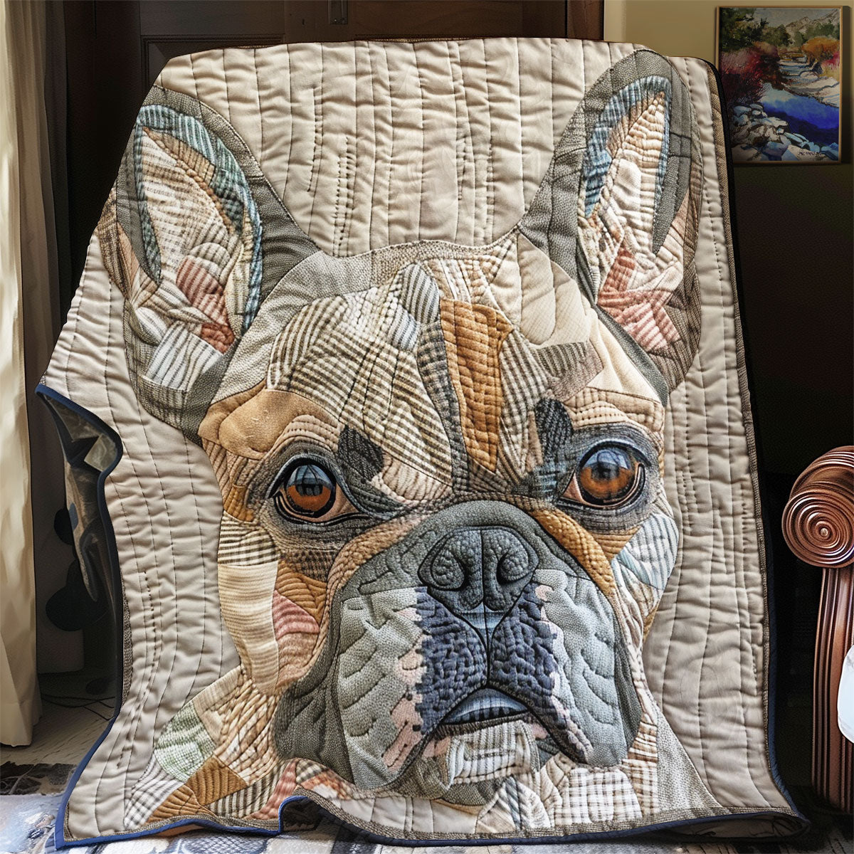 Bulldog WU0201075CL Quilt Blanket