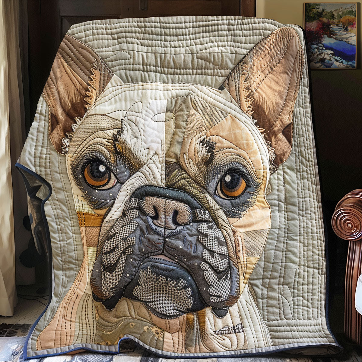 Bulldog WU0201076CL Quilt Blanket
