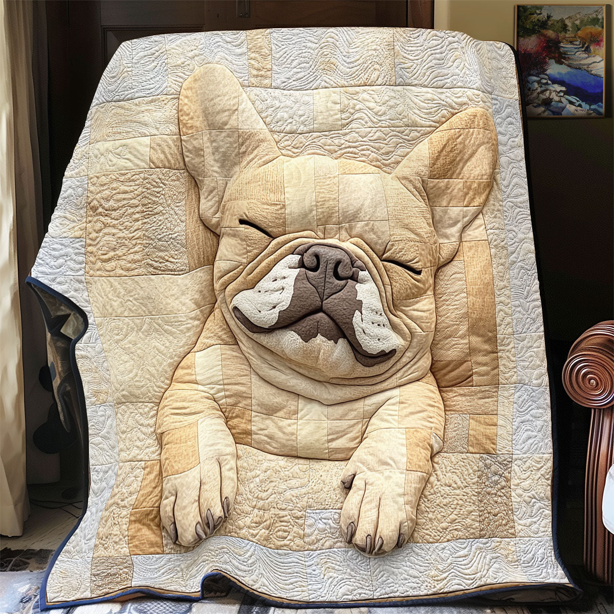 Sleeping Bulldog WU1601003CL Quilt Blanket