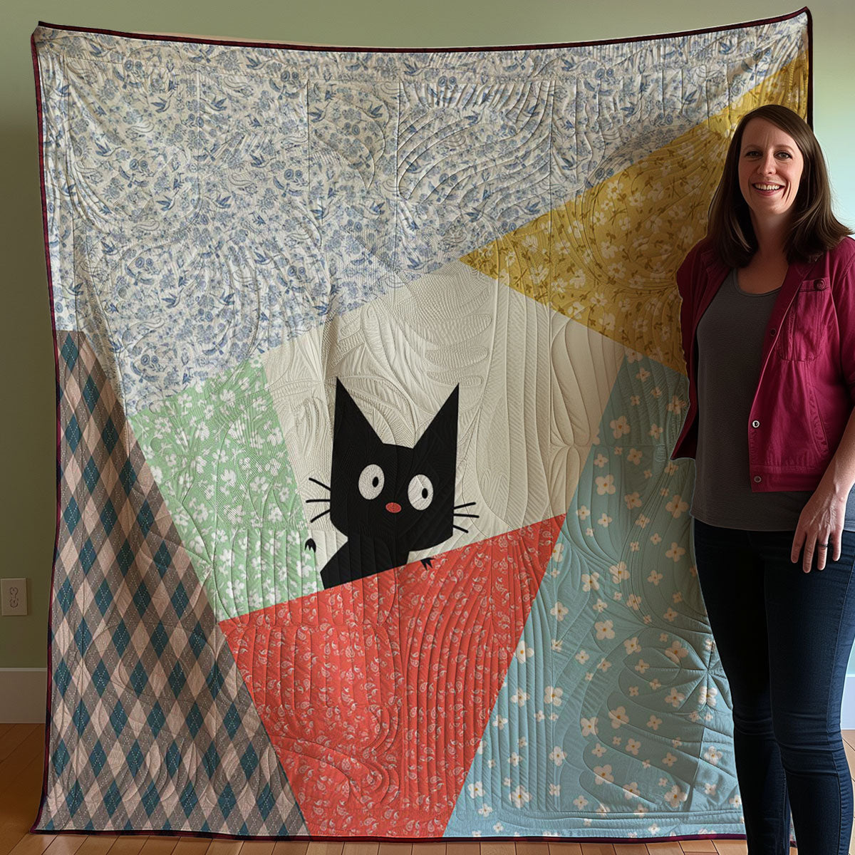 Cat WJ2607004WK Quilt Blanket