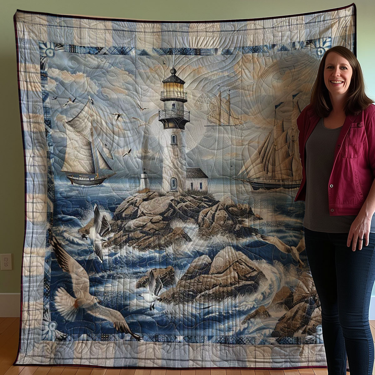 Lighthouse WJ2407022CL Quilt Blanket