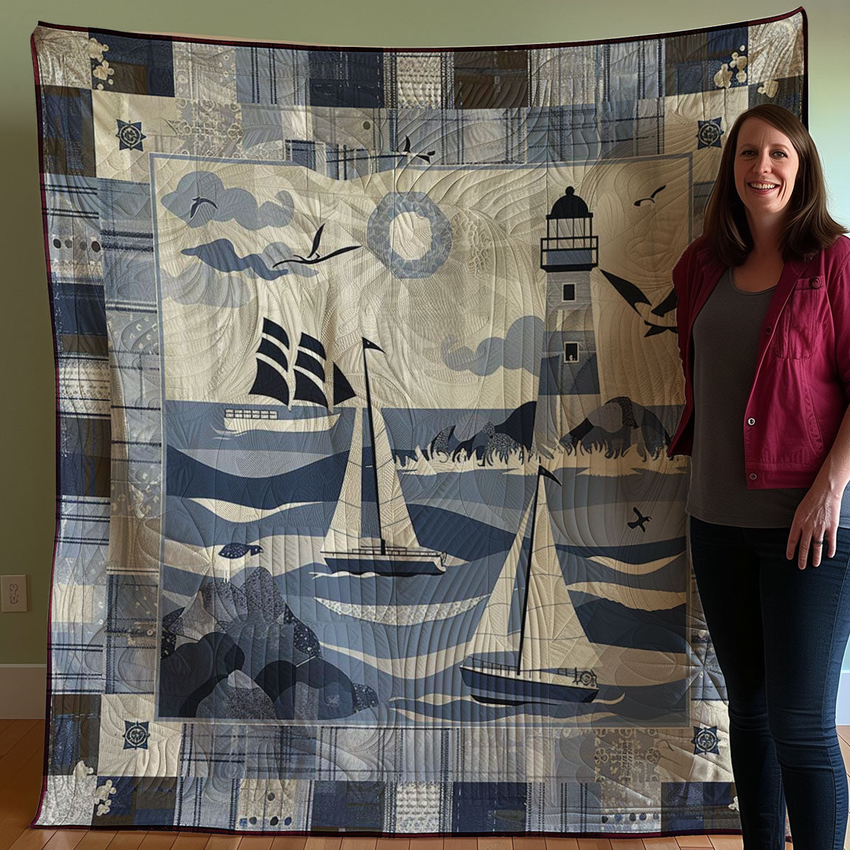 Lighthouse WJ2407025CL Quilt Blanket